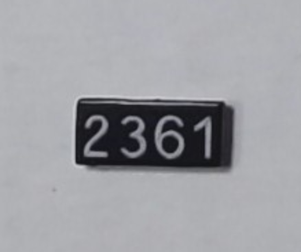 NUMBER BOARD / RH & LH / PREMIER ALCO S-2 / SANTA FE #2361