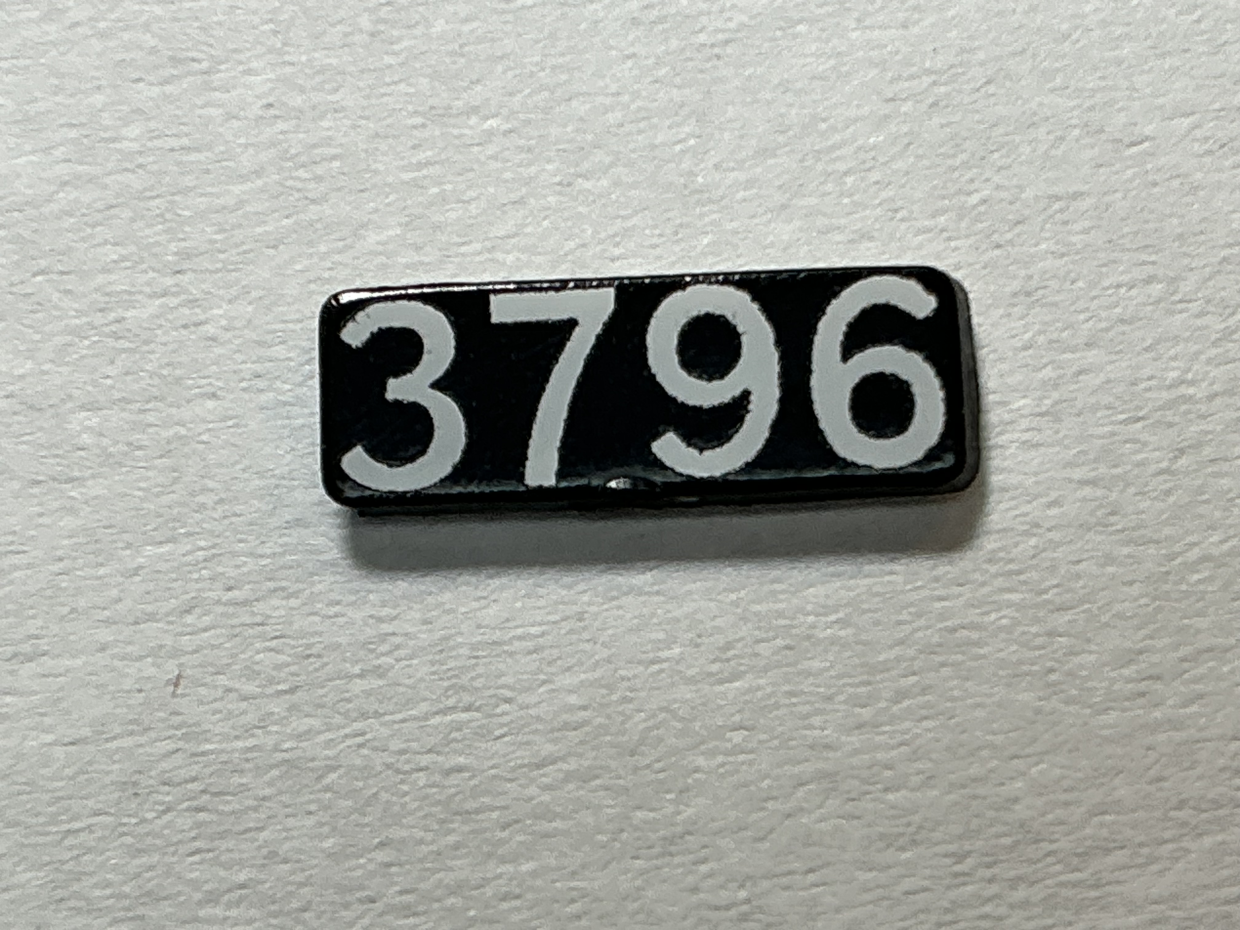 NUMBER BOARD / RH OR LH / FRONT OR REAR / #3796 / PREMIER GP-40