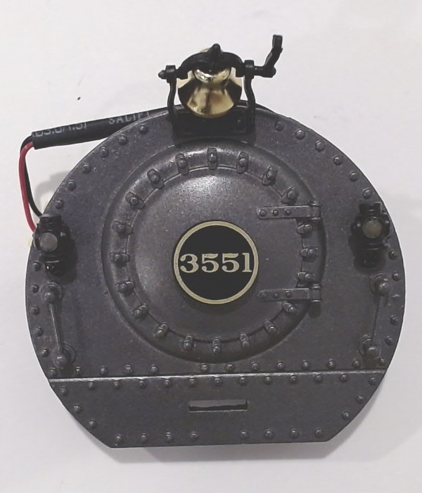 BOILER FRONT / W/CLASS LAMPS / W/LEDs / W/BELL / GRAPHITE / D&RGW #3551 / PS 3 / PREMIER Y-3 2-8-8-2