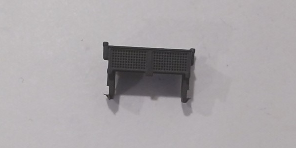 EQUIPMENT BOX / ROOF TOP / REAR / LOCOMOTIVE / HO SCALE UP VERANDA