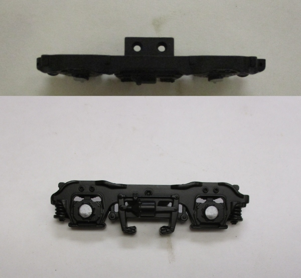 SIDE FRAME / 2-AXLE / FRONT TENDER TRUCK / SILVER BEARING CAPS / PS 2 & 3 / PREMIER BIG BOY 4-8-8-4