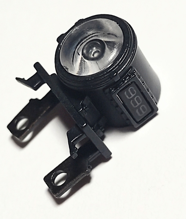 HEADLIGHT HOUSING / W/LENS / BLACK / W/O NUMBER BOARDS / PREMIER AMERICAN & ESE 4-4-0