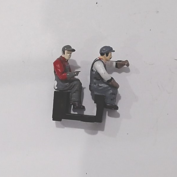 SEAT / ENGINEER / DOUBLE / DIE-CAST / LH / W/2 FIREMAN FIGURES / PREMIER CHALLENGER 4-6-6-4 