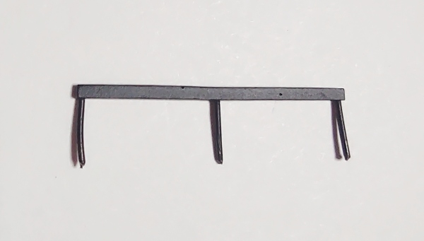 CAB VENT RAIL / CAB VENT / BLACK / PREMIER DUCHESS CLASS 4-6-2