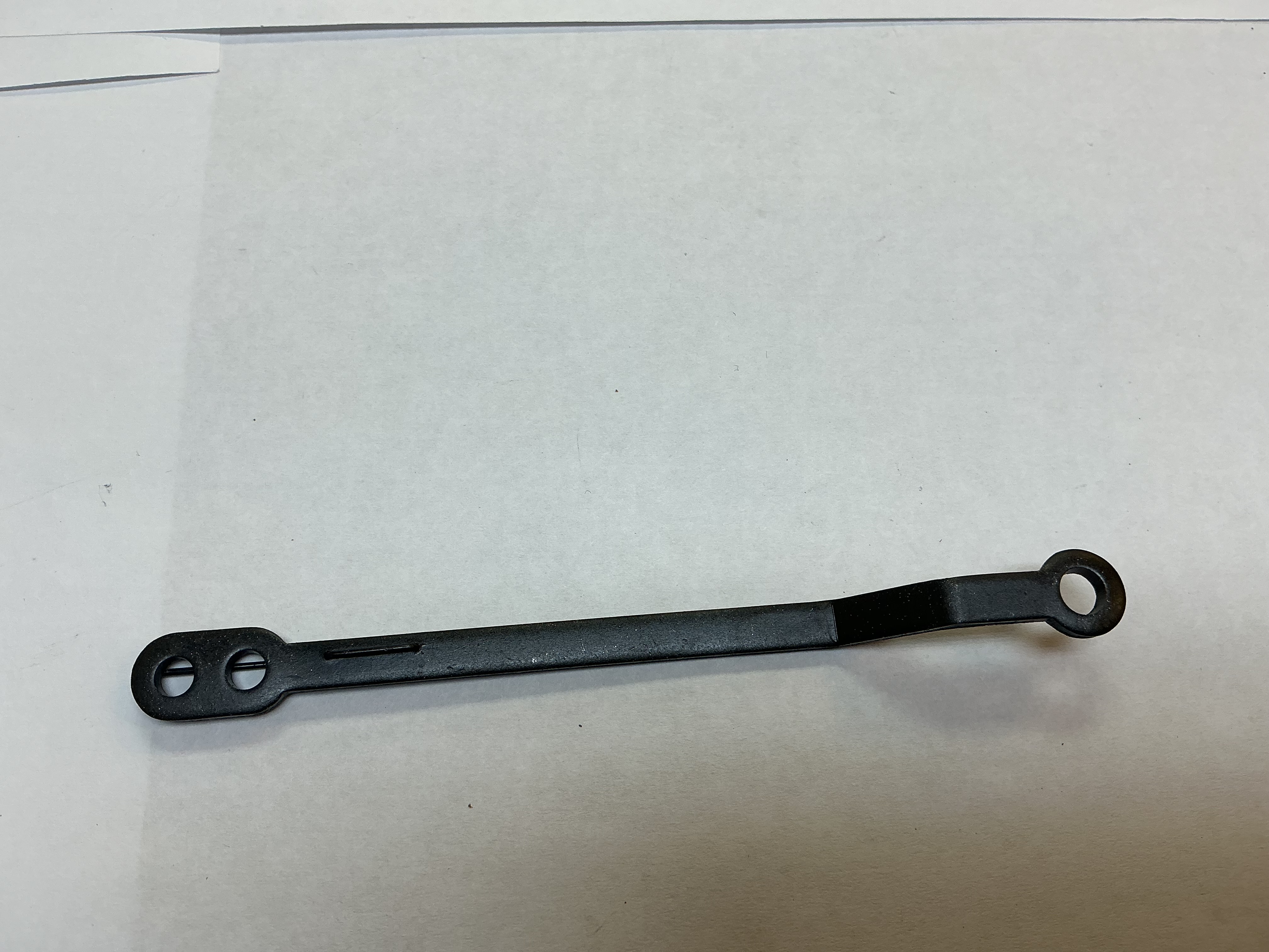 DRAWBAR / BLACK / W/BEND & GROUND WIRE / 113.75mm L / PREMIER FEF 4-8-4