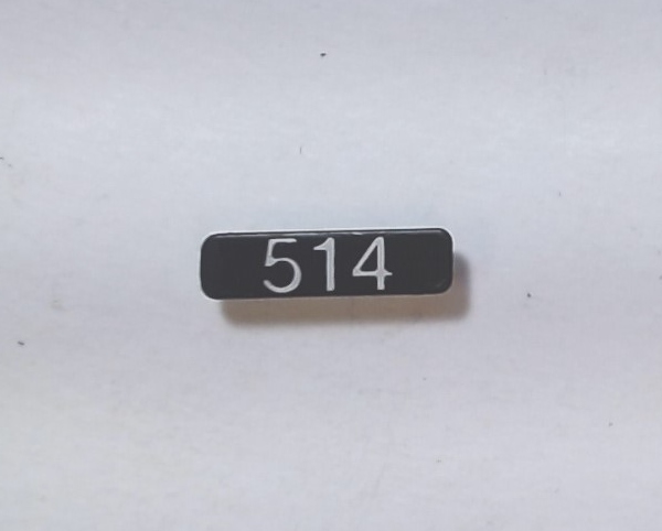 NUMBER BOARD / RH / PREMIER ES44AC / ROCK ISLAND #514