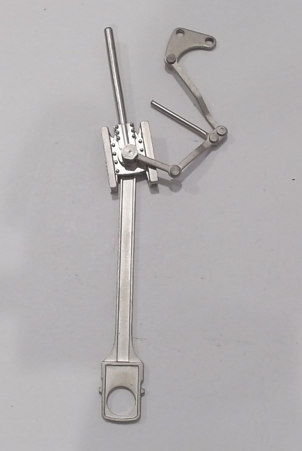 MAIN ROD & CROSSHEAD ASSEMBLY / LH / SATIN NICKEL / PREMIER HEAVY PACIFIC 4-6-2