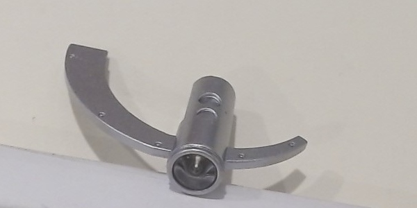 HEADLIGHT HOUSING / SILVER / RAILKING IMPERIAL DREYFUS HUDSON 4-6-4