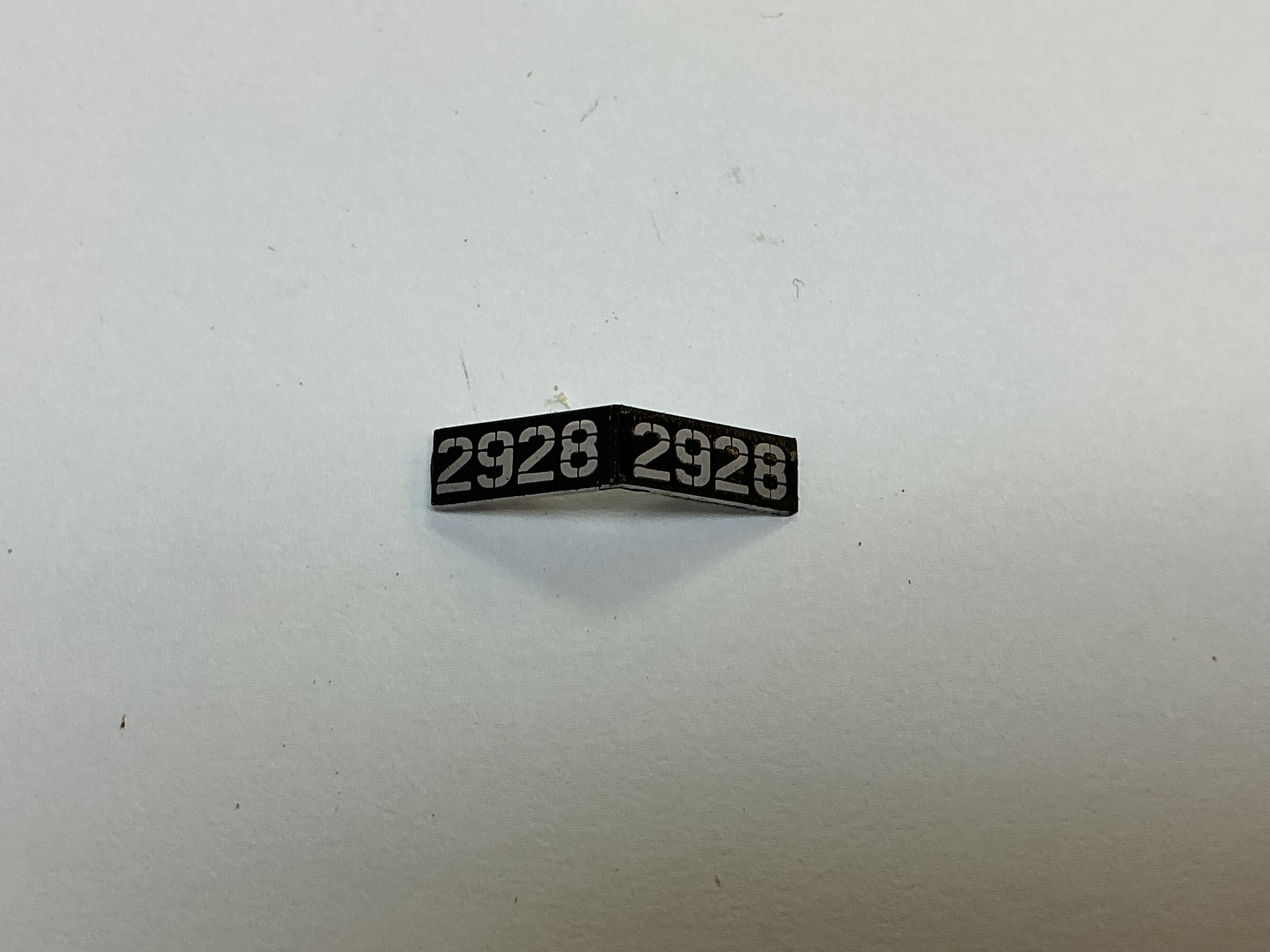 NUMBER BOARD LENS / BOILER FRONT / RH or LH / #2928 / PREMIER ATSF NORTHERN 4-8-4