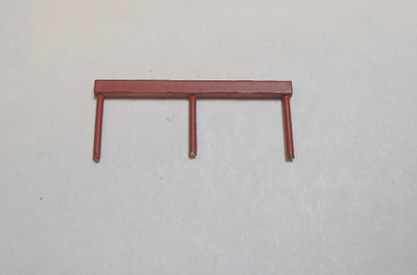 VENTILATOR RAIL / FOR CAB VENT / TUSCAN RED / PREMIER 0-6-0 SWITCHER