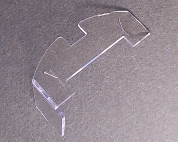 WINDOW / CAB / FRONT WINDSHIELD & RH SIDE / CLEAR / RAILKING SW-8 & SW-9