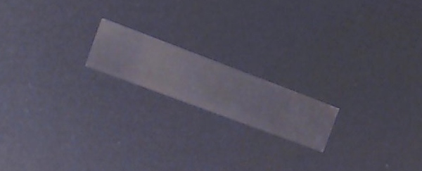 WINDOW / CLEAR / 122mm L x 31mm W / REAR / PREMIER STREAMLINED OBSERVATION CAR