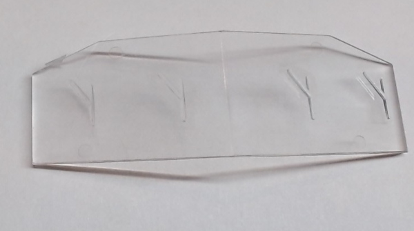 WINDOW / CAB / FRONT / CLEAR / PREMIER DASH-9