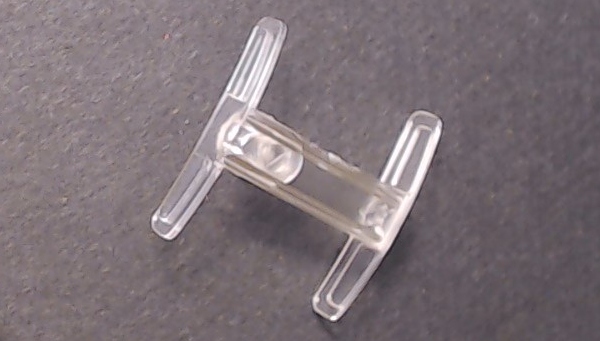 WINDOW / FRONT & REAR / TOP / 4 PANE / CLEAR / RAILKING RS-3