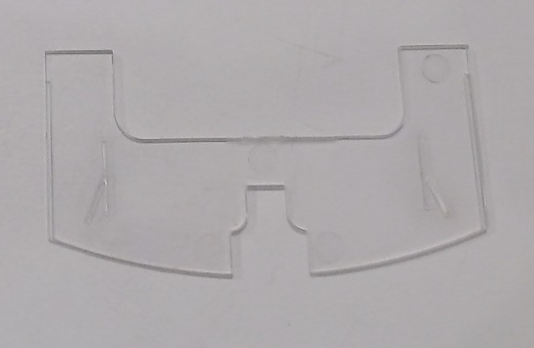 WINDOW / CAB / WINDSHIELD / CLEAR / RAILKING SW-1500