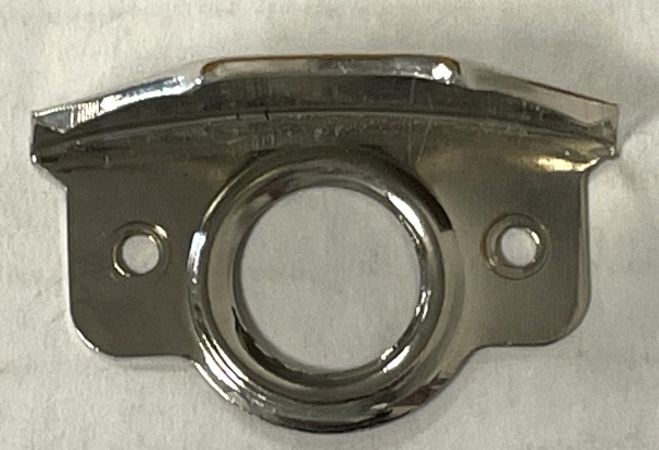 BRACKET / PANEL LAMP VISOR/ NICKEL / FRONT / TINPLATE STANDARD GAUGE 440 /4400