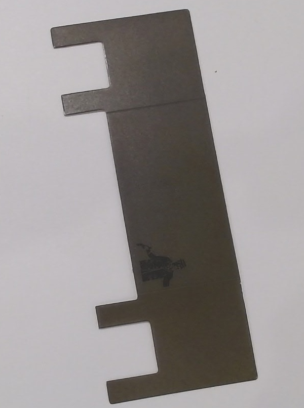 LENS / END WINDOW / TINTED W/FIGURE / TWO TABS ON EACH SIDE / RAILKING BRILL TROLLEY