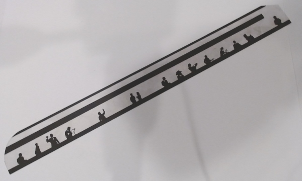 WINDOW / SIDE / LH / W/FIGURES / RAILKING PCC TROLLEY