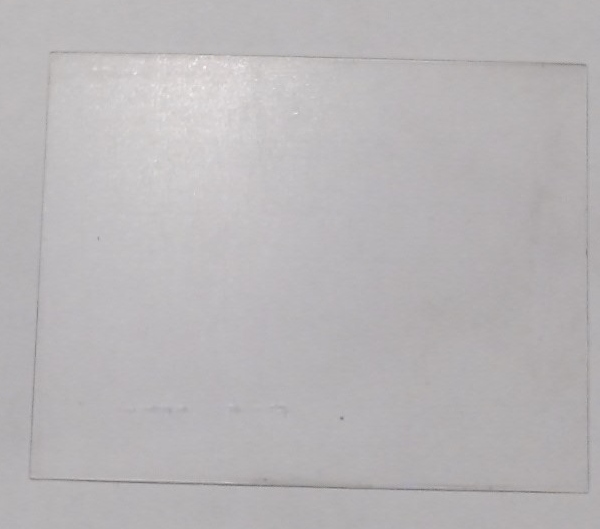 WINDOW / CLEAR / 52mm W x 65mm L / RAILKING OPERATING GAS STATION