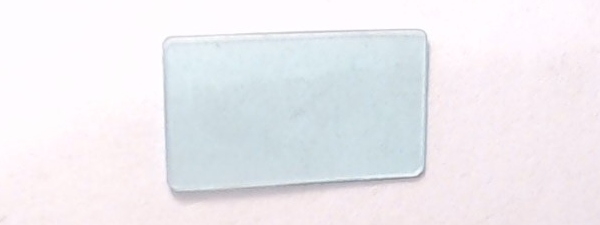 WINDOW / END / CLEAR / 15.7mm W x 27.1mm L / PREMIER STEEL CABOOSE