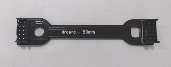 WIRELESS DRAWBAR / 10-PIN / 50mm L / DUAL VERTICAL PLUGS / SUPERCEDES FB-0000002