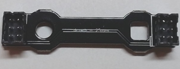 WIRELESS DRAWBAR / 6-PIN / DUAL VERTICAL PLUGS / 25mm L / PS 3