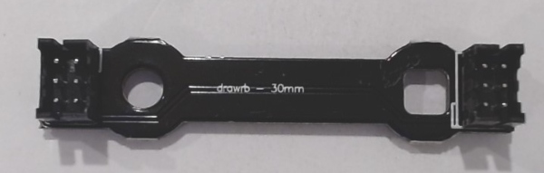 WIRELESS DRAWBAR / 6-PIN / DUAL VERTICAL PLUGS / 30mm L / PS 3