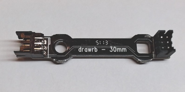 WIRELESS DRAWBAR / 6-PIN / VERTICAL & HORIZONTAL PLUGS / 30mm / PS 3