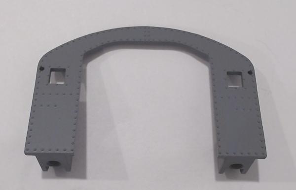 CAB / REAR WALL / W/SEATS / LIGHT GRAY / PREMIER DREYFUSS HUDSON 4-6-4