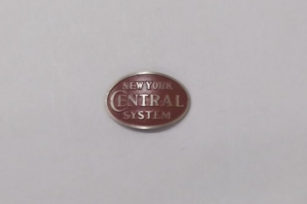 NAME PLATE / BOILER FRONT / NYC SYSTEM / RED & NICKEL / PREMIER ESE HUDSON 4-6-4
