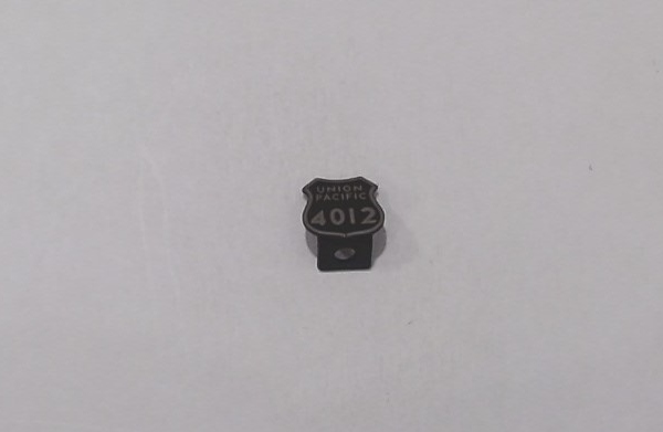 NAME PLATE / PILOT MOUNT / UP #4012 / PS 1 / PREMIER BIG BOY 4-8-8-4