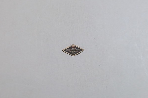 BUILDER PLATE / LIMA / DIAMOND SHAPE / PREMIER LIGHT MIKADO 2-8-2