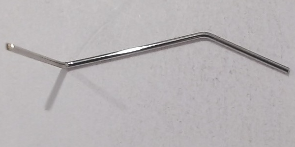 GRAB IRON / LH FRONT / BOILER TO COW CATCHER / NICKEL / PREMIER 4-4-0 AMERICAN