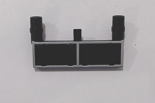 RADIATOR GRILLE / BLACK W/WHITE OUTLINE / PREMIER GS-4 4-8-4