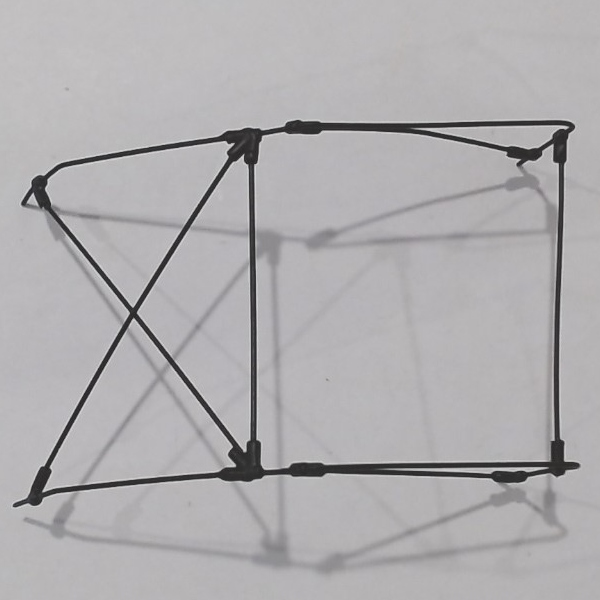HANDRAIL / FOR PILOT DECK / BLACK / FINE WIRE / PS 2 / PREMIER Y-3 2-8-8-2