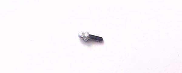 STANCHION / SILVER / PLASTIC / 2.55mm FROM BOILER / 8.4mm OVERALL / RAILKING ROYAL HUDSON 4-6-4