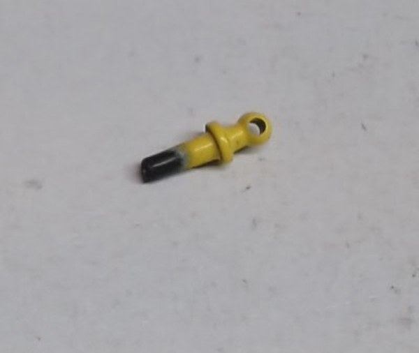 STANCHION / HANDRAIL / YELLOW / RAILKING DOCKSIDER 0-4-0