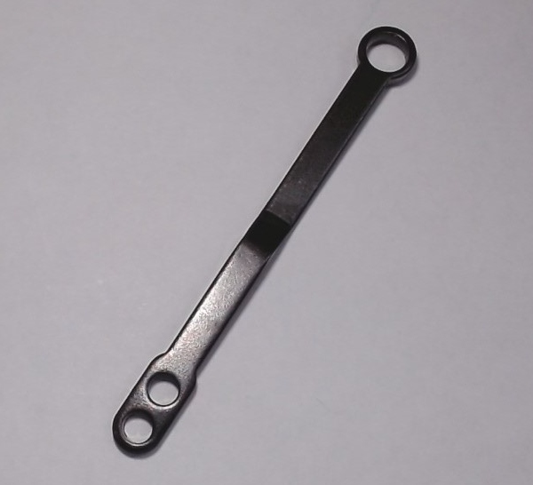 DRAWBAR / BLACK / 72.8mm L x 5mm W / RAILKING 0-8-0