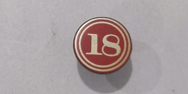 NUMBER PLATE / #18 / VIRGINIA & TRUCKEE / RAILKING GENERAL 4-4-0 