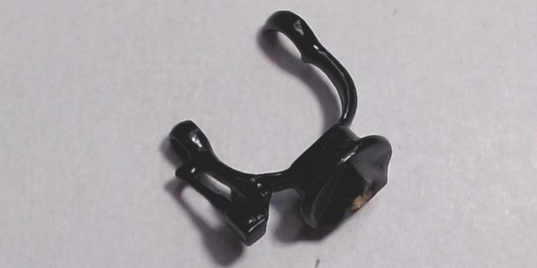 BELL BRACKET / BLACK / W/O BRASS BELL / RAILKING B-6 0-6-0