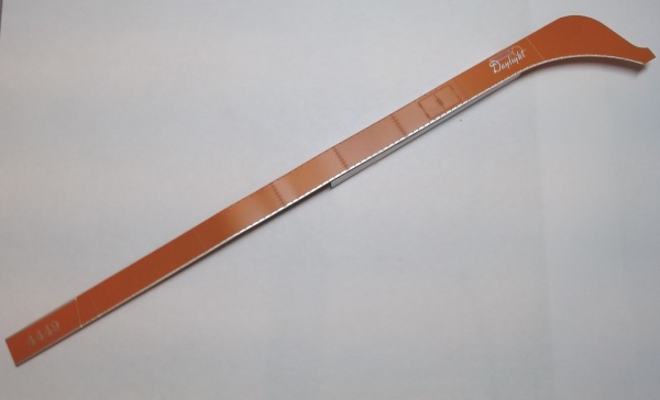 BOILER SKIRT / ORANGE & SILVER # 4449 / RH / RAILKING SP DAYLIGHT GS-4 4-8-4