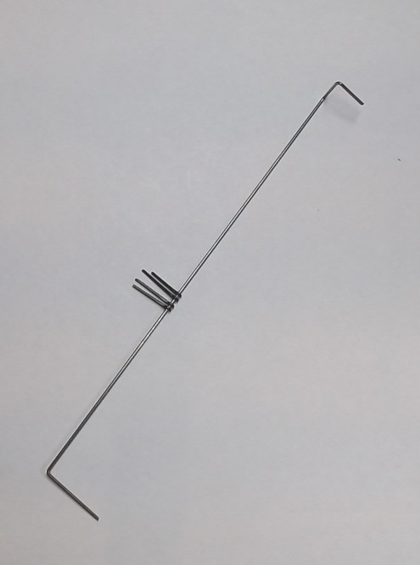 HANDRAIL / BOILER / RH / W/STANCHIONS / NICKEL / RAILKING STARTER 4-6-0