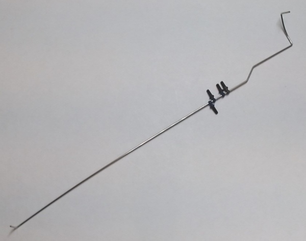 HANDRAIL / BOILER / RH / W/STANCHIONS / NICKEL / RAILKING BLUE COMET 4-6-2