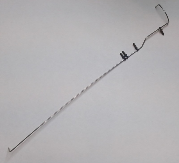 HANDRAIL / BOILER / RH / W/STANCHIONS / NICKEL / RAILKING BLUE COMET 4-6-2