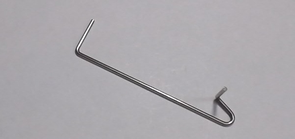 HANDRAIL / CAB / LH / NICKEL / RAILKING BERKSHIRE 2-8-4