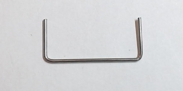 HANDRAIL / LH & RH / CAB / NICKEL / RAILKING K-4s 4-6-2