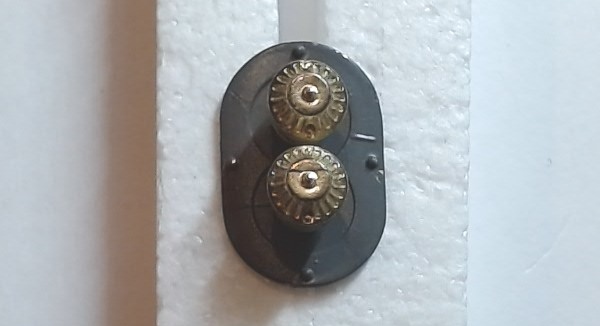 POP-OFF VALVE / BRASS / TWO / RAILKING ONE GAUGE CHALLENGER  & BIG BOY
