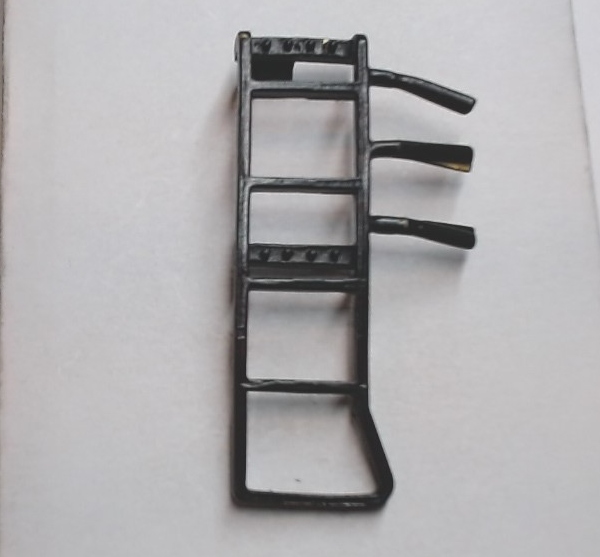 LADDER   TENDER FRONT / RH / BLACK / RAILKING ONE GAUGE BIG BOY & CHALLENGER