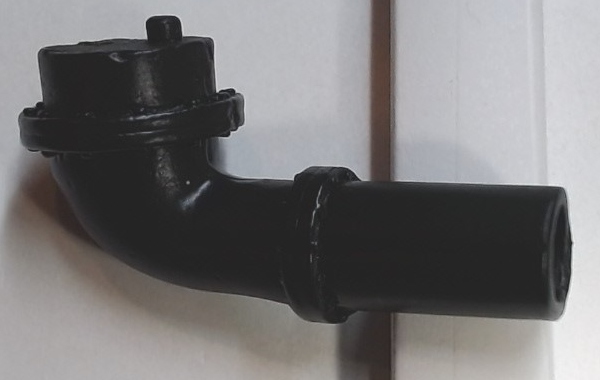 SMOKE STACK / 90 DEGREE BEND / RAILKING ONE GAUGE TRIPLEX 2-8-8-8-2
