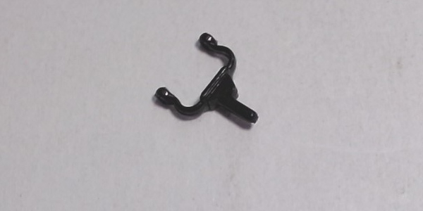 BELL BRACKET / BLACK / W/O BELL / HO SCALE TRIPLEX 2-8-8-8-2